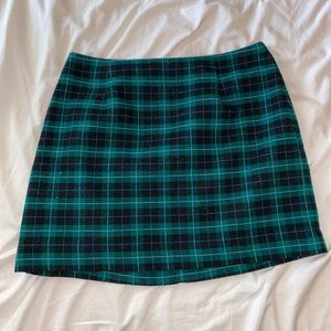Plaid Miniskirt